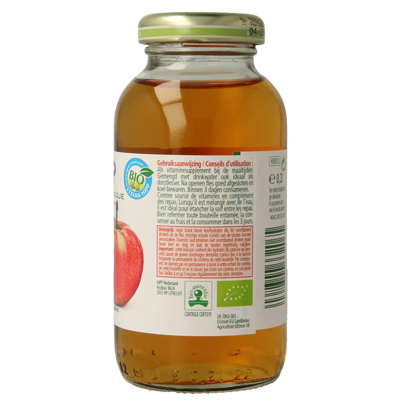 Hipp Appelsap mild bio 200 Milliliter