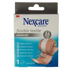 Nexcare Textile flexible 1mx6cm 1.00 Stuks
