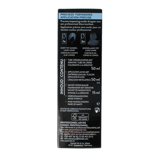 Syoss Permanent cool color 5-95 lichtbruin 1 Set