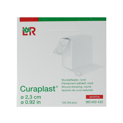 Curaplast Sensitive wondpleister rond 2.3cm 100.00 Stuks