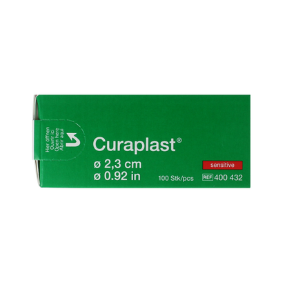 Curaplast Sensitive wondpleister rond 2.3cm 100.00 Stuks