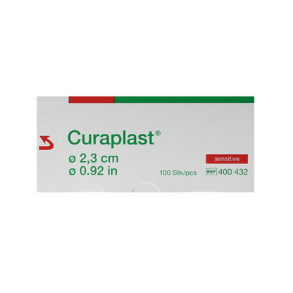 Curaplast Sensitive wondpleister rond 2.3cm 100.00 Stuks