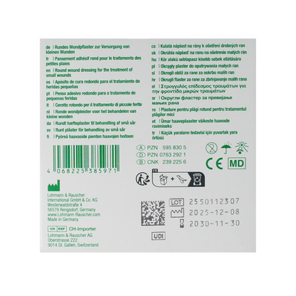 Curaplast Sensitive wondpleister rond 2.3cm 100.00 Stuks