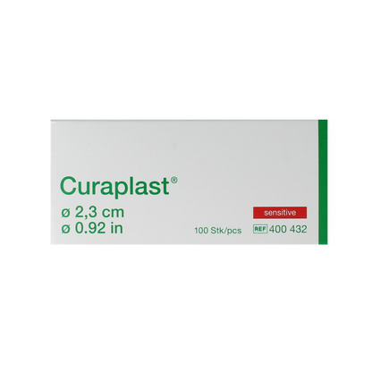 Curaplast Sensitive wondpleister rond 2.3cm 100.00 Stuks