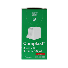 Curaplast Sensitive wondpleister 5m x 4cm  1.00 Rol