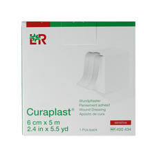 Curaplast Sensitive wondpleister 6cm x 5m 1 Rol