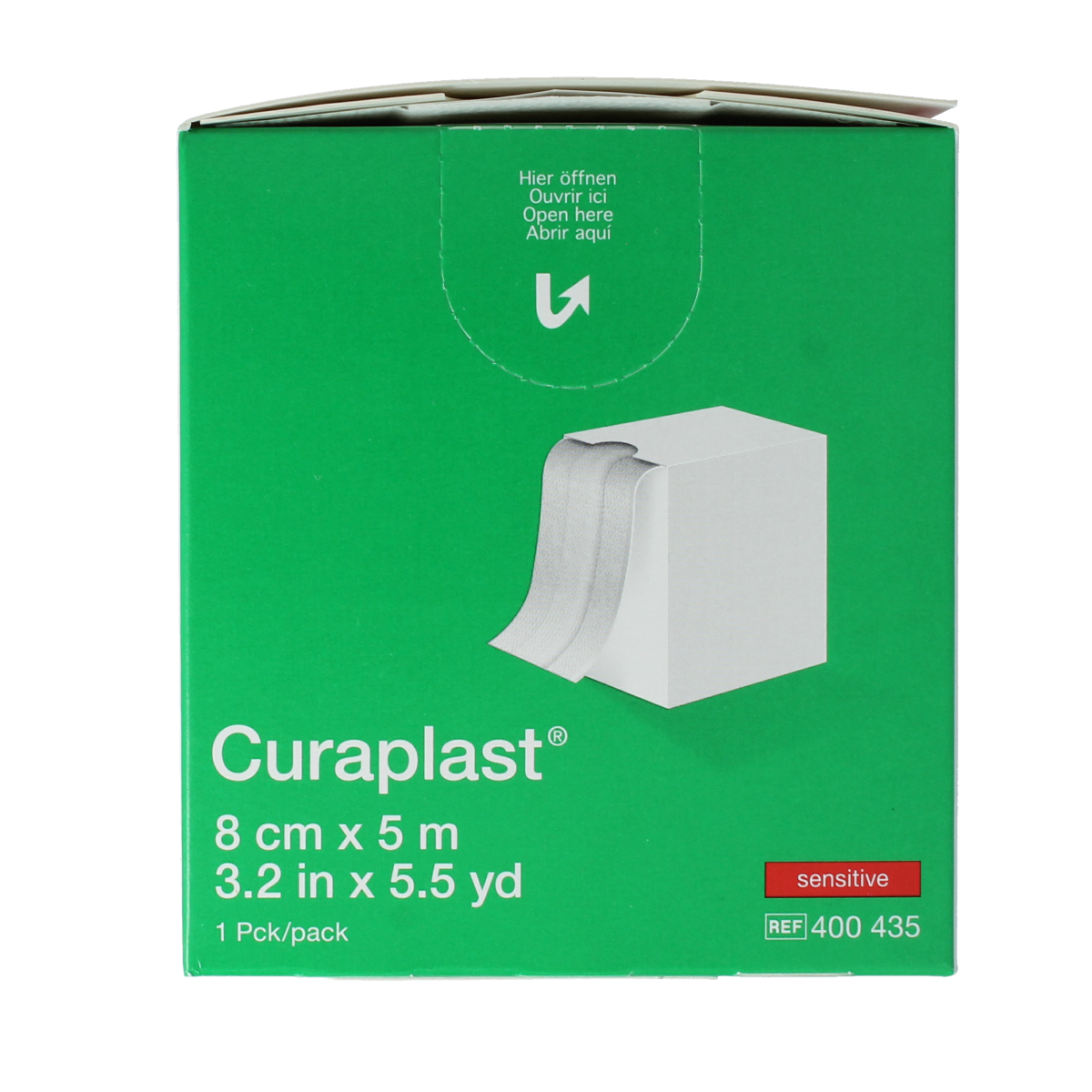 Curaplast Sensitive wondpleister 5m x 8cm 1.00 Rol