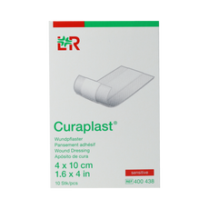 Curaplast Sensitive wondsnelverband 4 x 10cm 10.00 Stuks