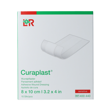 Curaplast Sensitive wondpleister 8cm x 10cm 10.00 Stuks