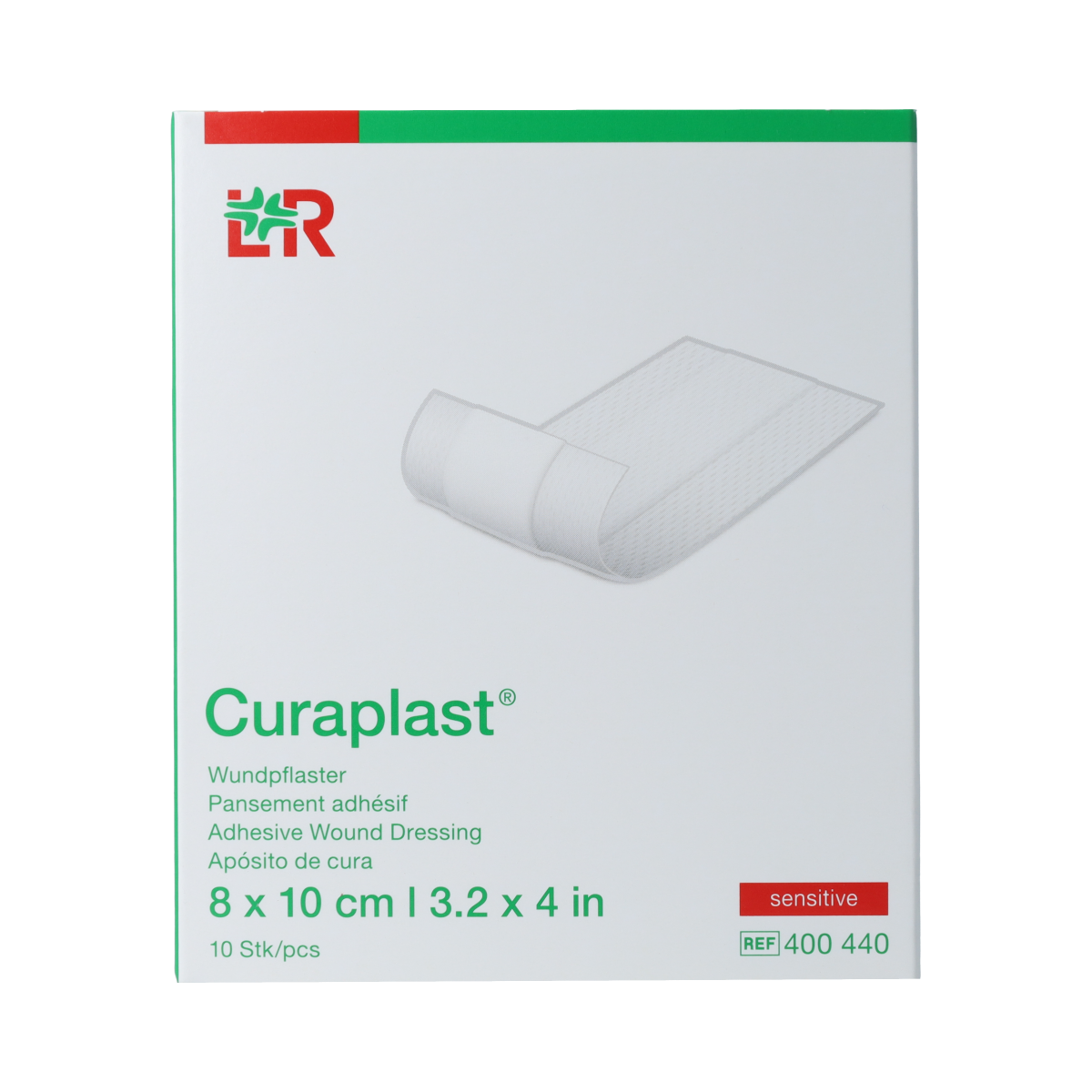 Curaplast Sensitive wondpleister 8cm x 10cm 10.00 Stuks