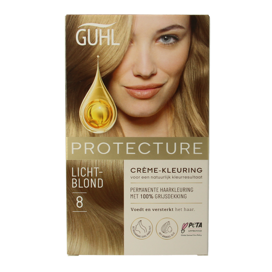 Guhl Beschermende cremekleur 8 lichtblond  1 Set
