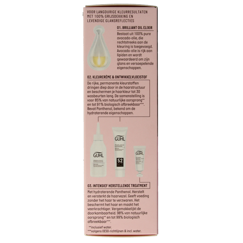 Guhl Pearlance intensieve cremekleur 52 licht goudbruin 1 Set