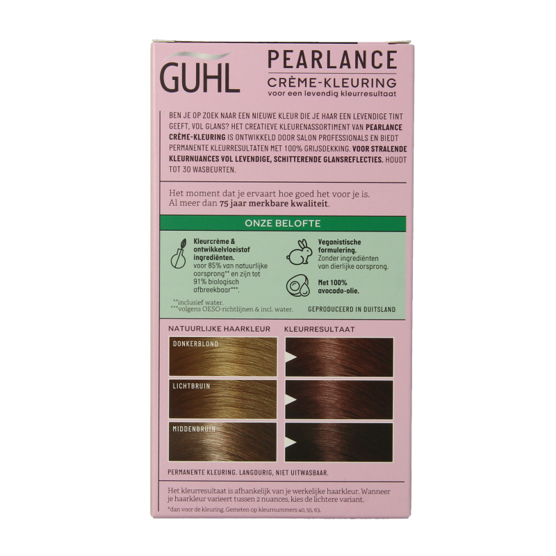 Guhl Intensieve cremekleur 55 warm roodbruin 1 Set