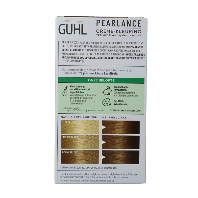 Guhl Pearlance intensieve cremekleur 72 middenblond 1 Set