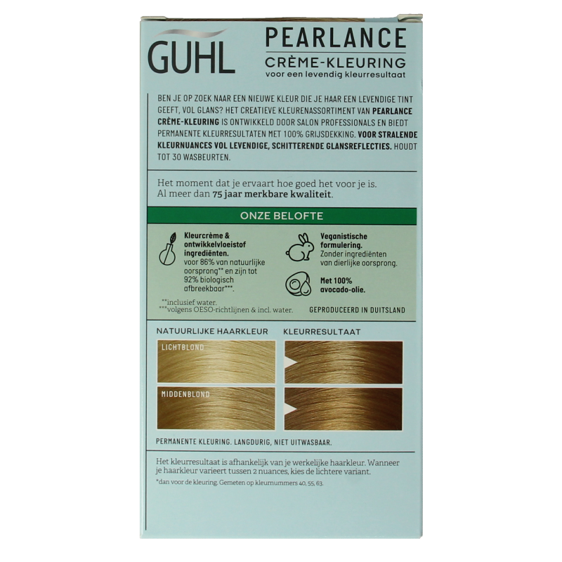 Guhl Pearlance intensieve cremekleuring 82 lichtgoudbl 1 Set