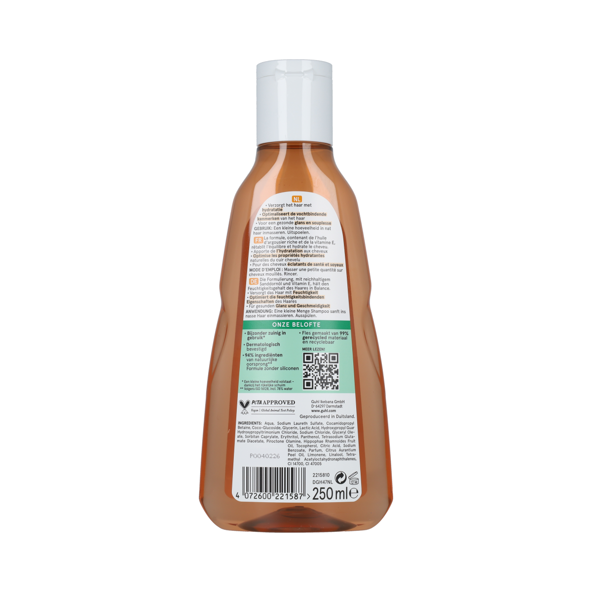Guhl Vocht & glans shampoo 250.00 Milliliter