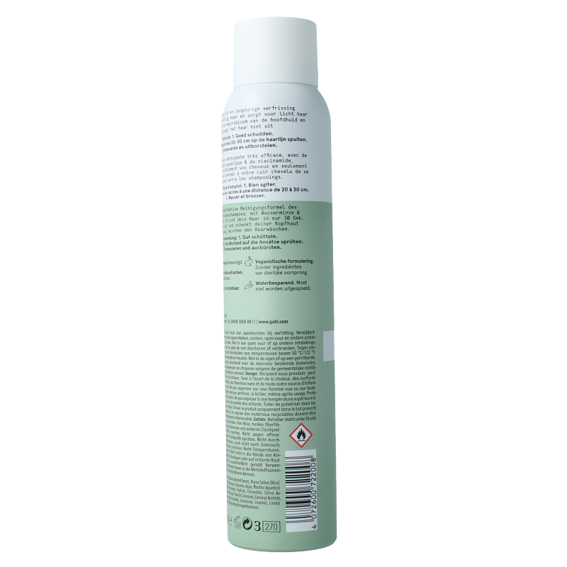 Guhl Droogshampoo 30sec pure frisheid 200 Milliliter