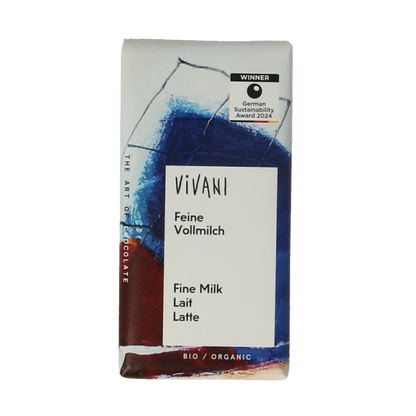 Vivani Chocolade minibars melk bio 12.5 Gram