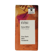 Vivani Chocolade minibars puur 71% bio 12.5 Gram