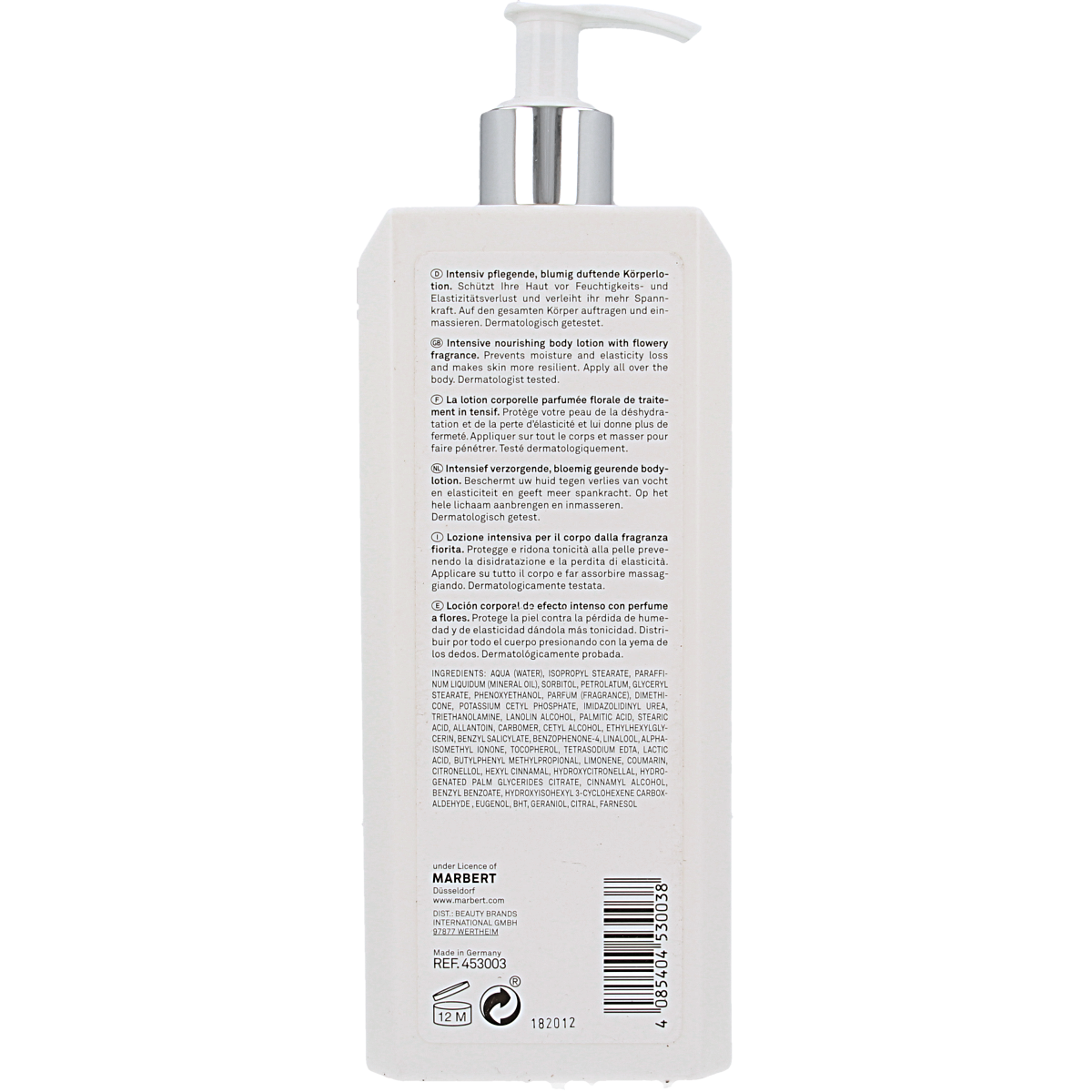 Marbert Classic bath and bodylotion 400 Milliliter