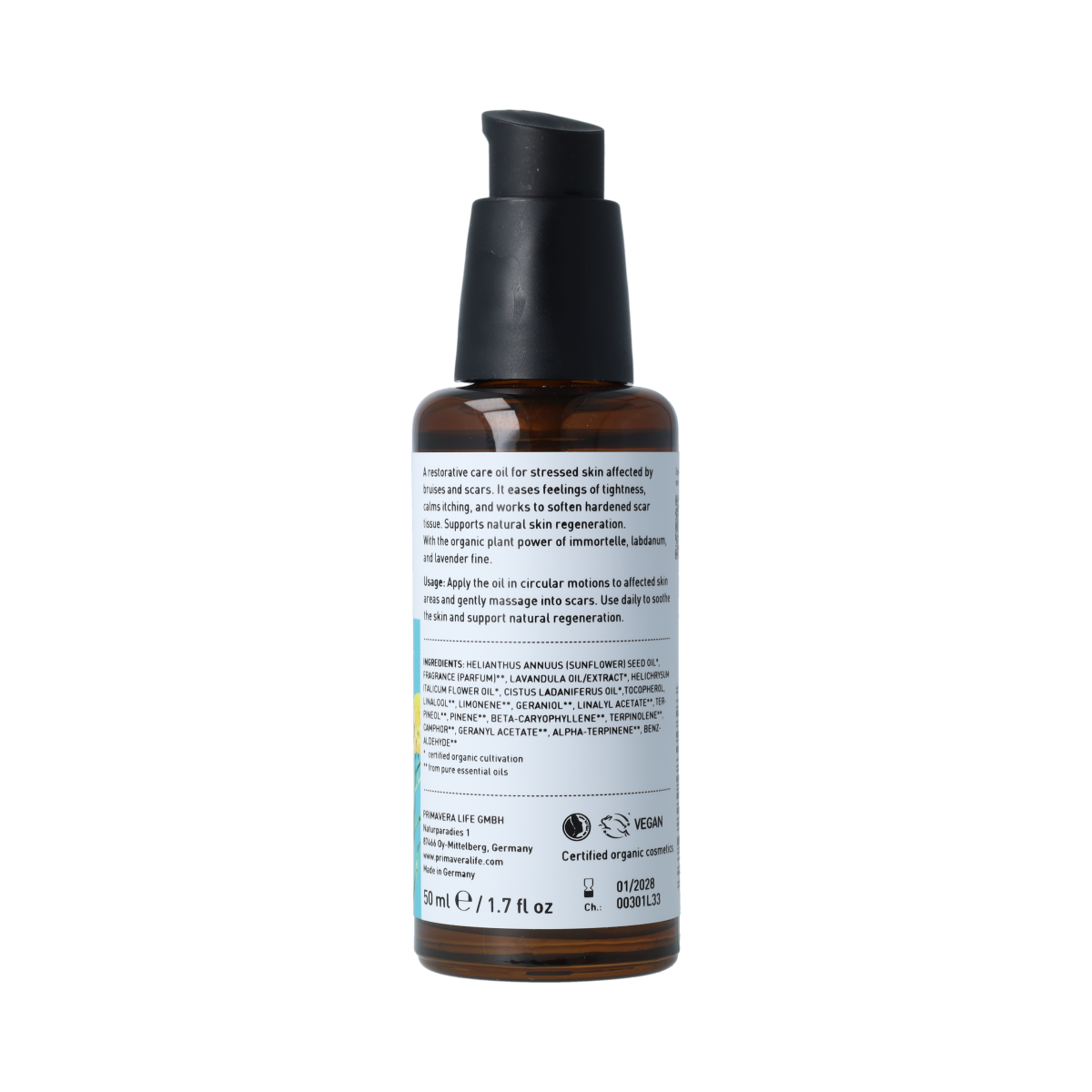Primavera Hematoma & Scar care oil 50.00 Milliliter