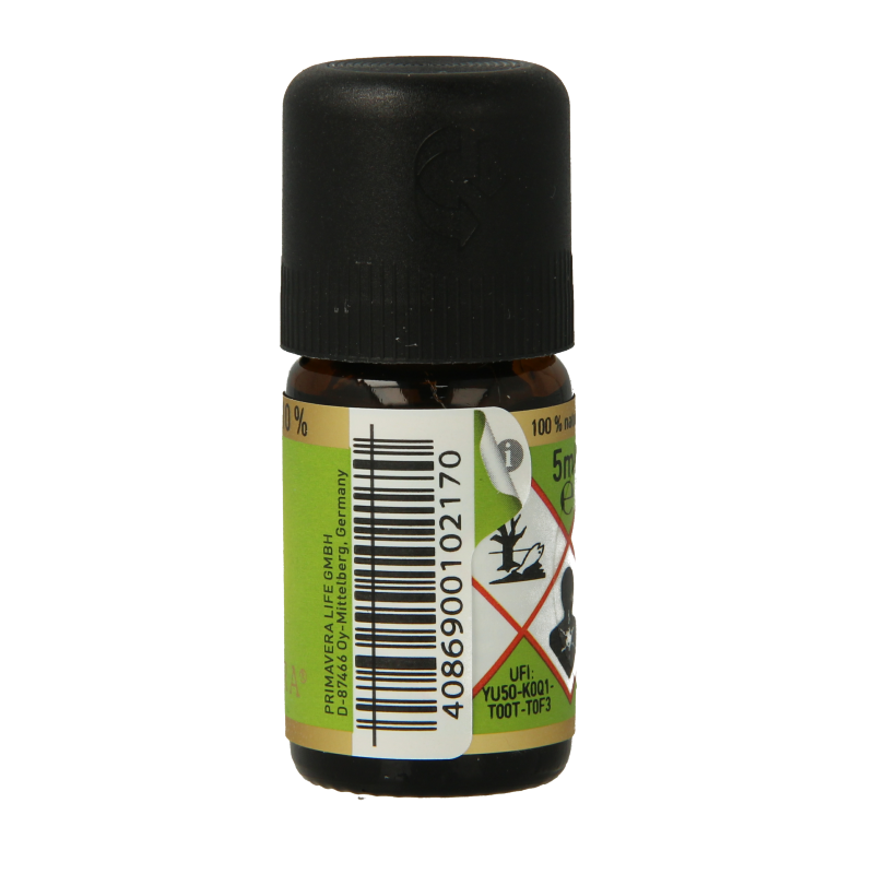 Primavera IJzerhard citroenverbena 10% bio 5 Milliliter