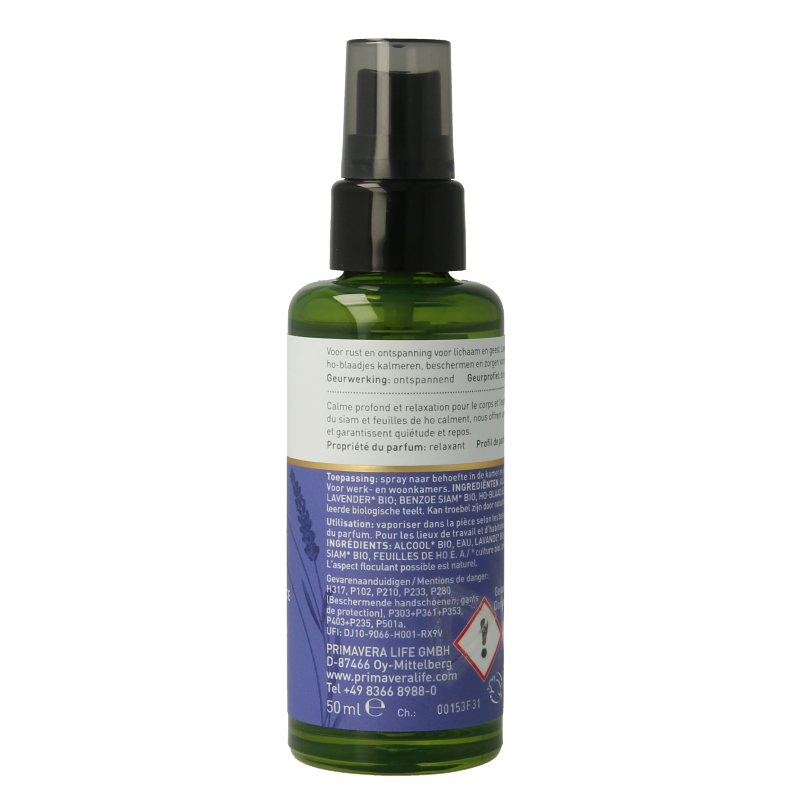 Primavera Roomspray relaxed bio 50 Milliliter