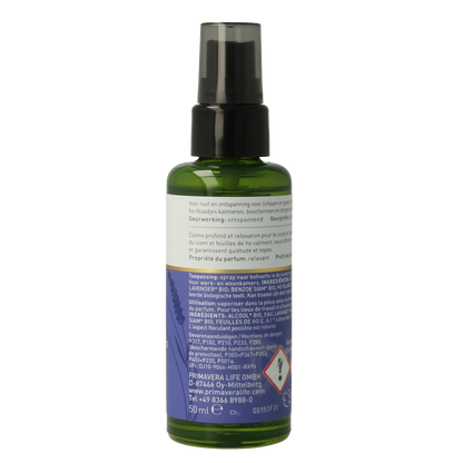 Primavera Roomspray relaxed bio 50 Milliliter