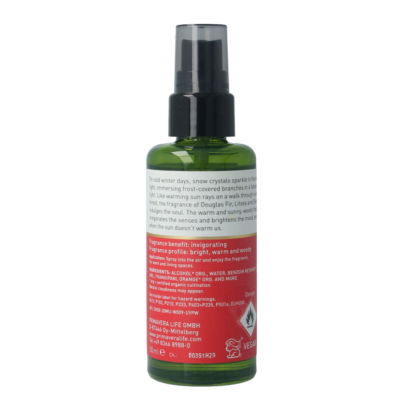 Primavera Roomspray sunny winter bio 50 Milliliter