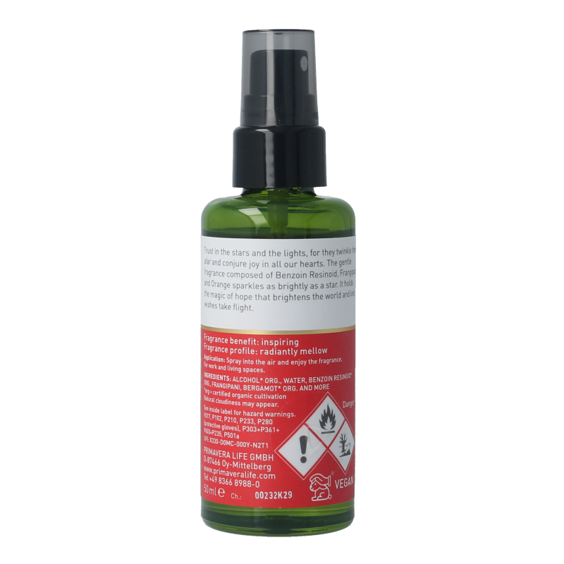 Primavera Roomspray twinkling light bio 50 Milliliter