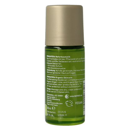 Primavera Deodorant pure joy refreshing 50.00 Milliliter