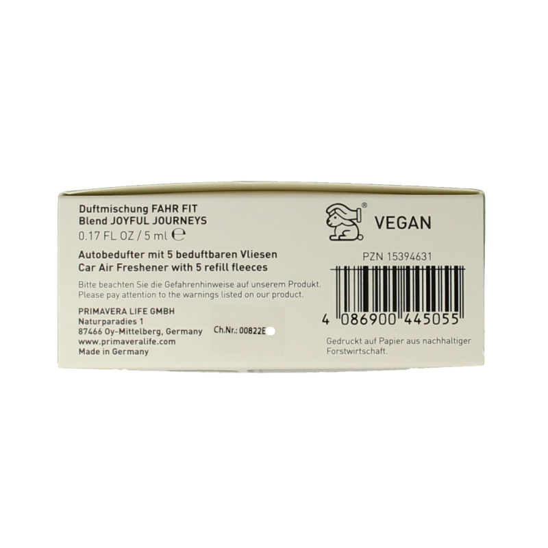 Primavera Joyful journeys giftset 5 Milliliter