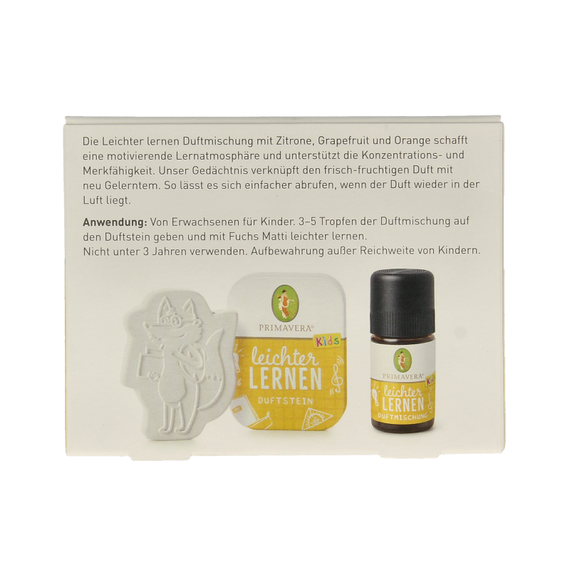 Primavera Focus & learn geurenset bio 5 Milliliter