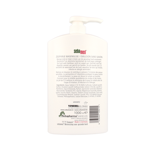 Sebamed Zeepvrij wasemulsie pomp 1.00 Liter