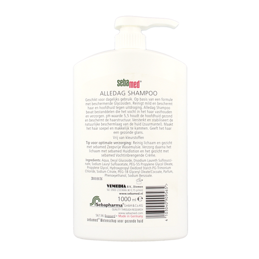 Sebamed Iedere dag shampoo pomp 1 Liter