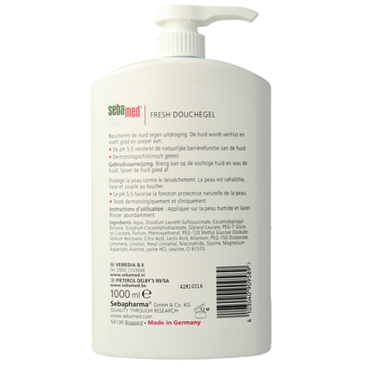 Sebamed Douchegel pomp 1.00 Liter