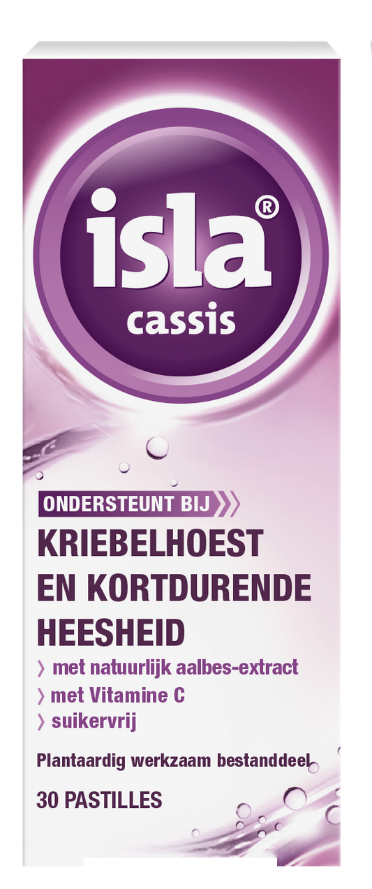 Isla Cassis keelpastille 30 Pastilles