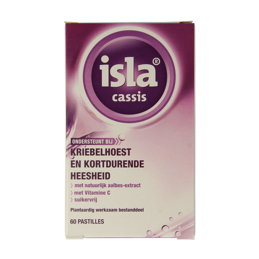 Isla Cassis keelpastille 60.00 Pastilles