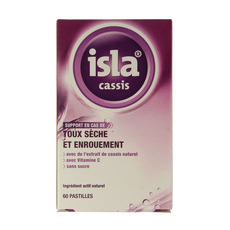 Isla Cassis keelpastille 60 Pastilles