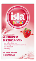 Isla Junior keelpastilles aardbei 20.00 Pastilles