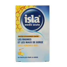 Isla Citrus honing keelpastille 50 Pastilles
