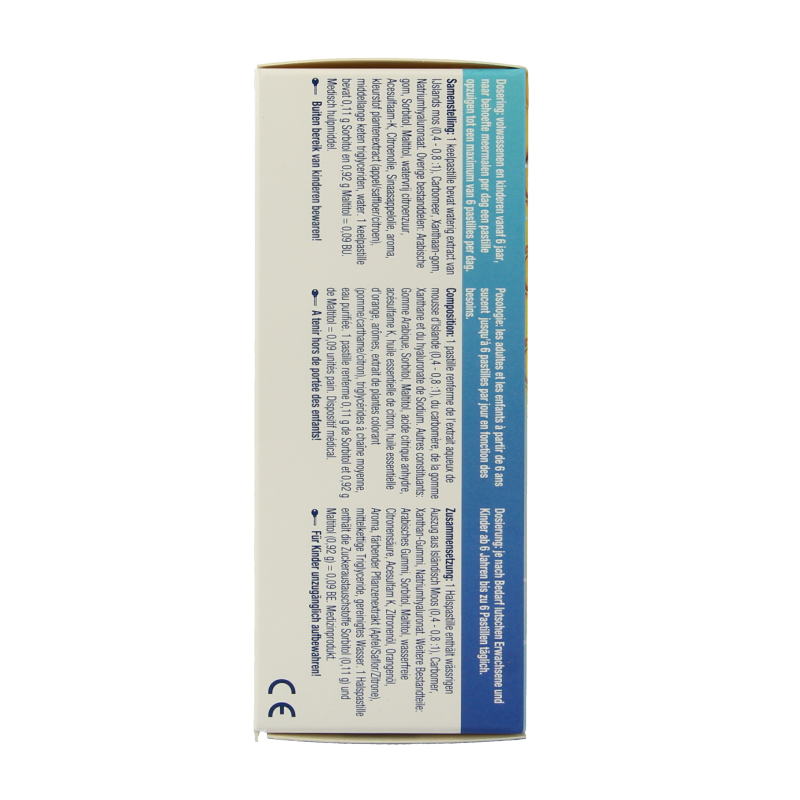 Isla Citrus honing keelpastille 50 Pastilles