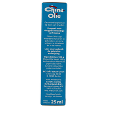 Chinaolie China olie 25.00 Milliliter