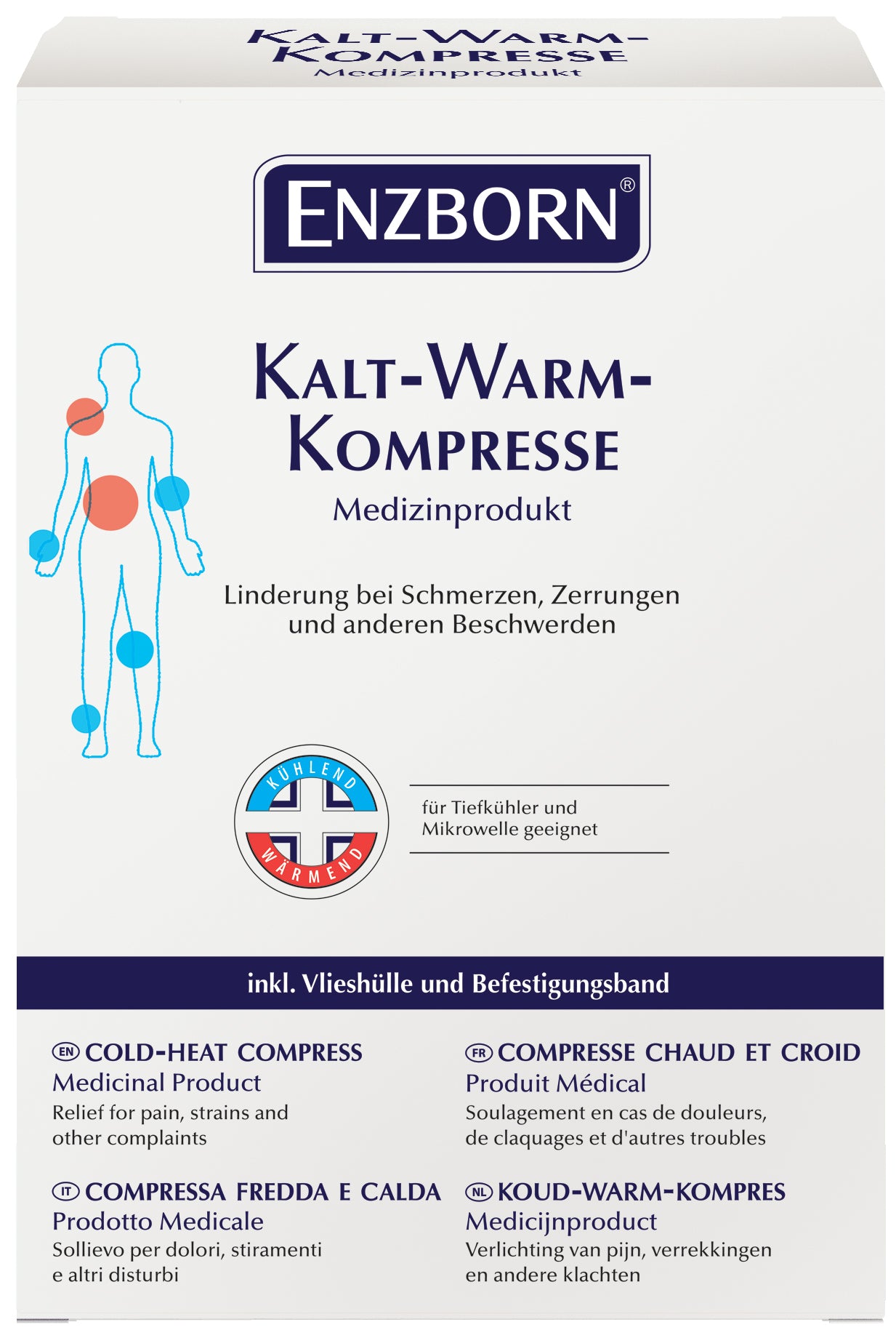 ENZBORN  Koud-warm kompres 12x29cm 1 Stuks