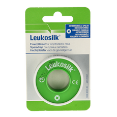 Leukosilk Hechtpleister 1.25cm hangend 1.00 Stuks