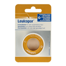 Leukopor Hechtpleister Eurolock 5m x 1.25cm 1.00 Stuks