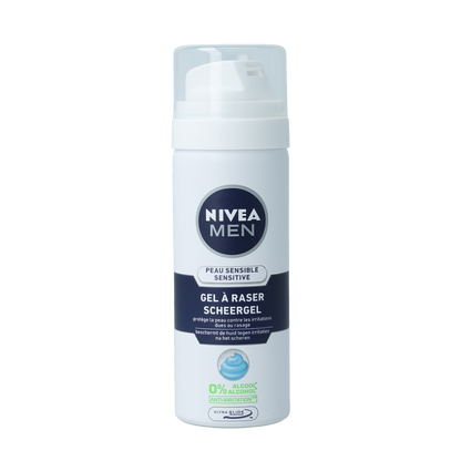 Nivea Men sensitive scheergel mini 30.00 Milliliter