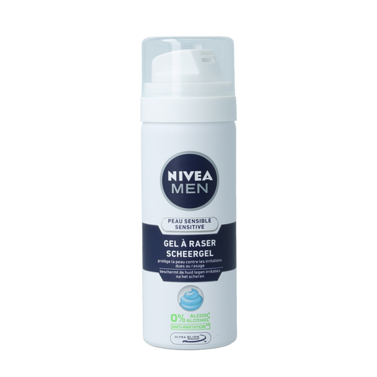 Nivea Men sensitive scheergel mini 30 Milliliter