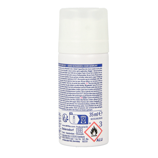 Nivea Deodorant spray black & white invisible  mini 35.00 Milliliter