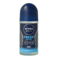 Nivea Men deodorant roller fresh active 50.00 Milliliter